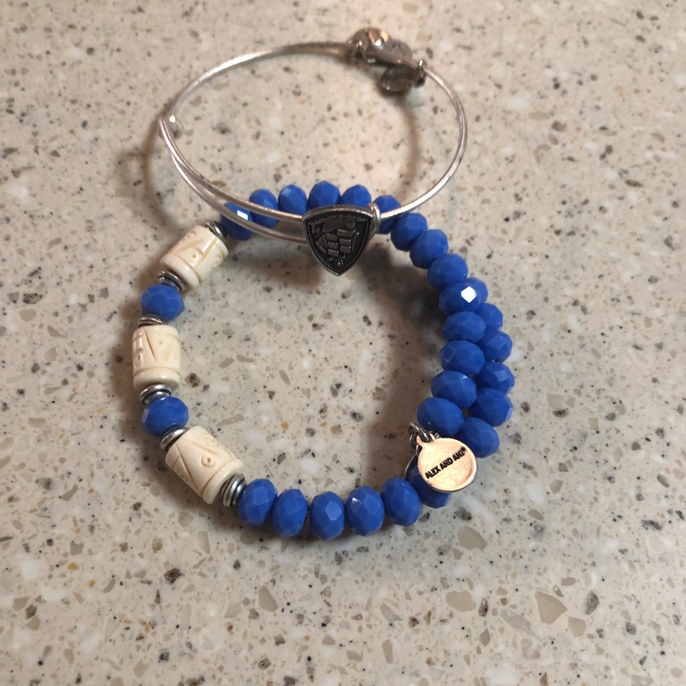 Alex and ani deep sea wrap set